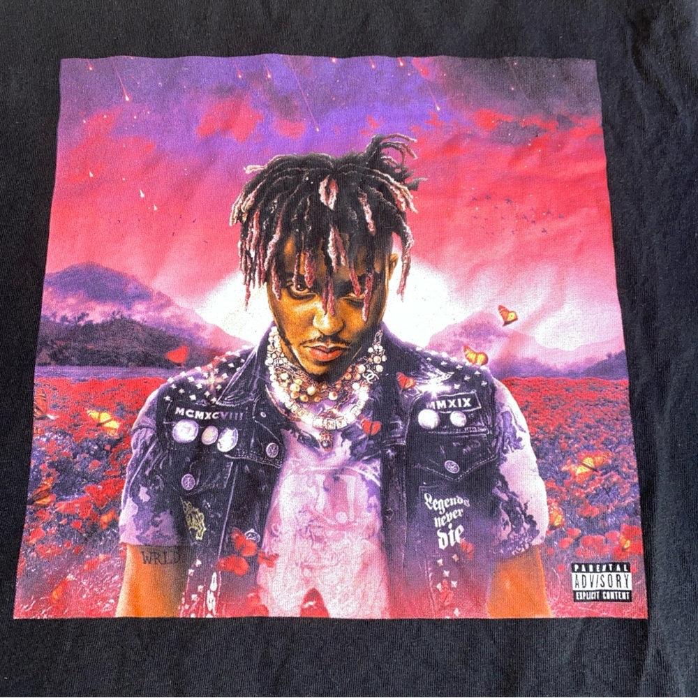Juice WRLD Legends Never Die Memorial‎ Rap T-shirt Medium Hip Hop Rap RIP